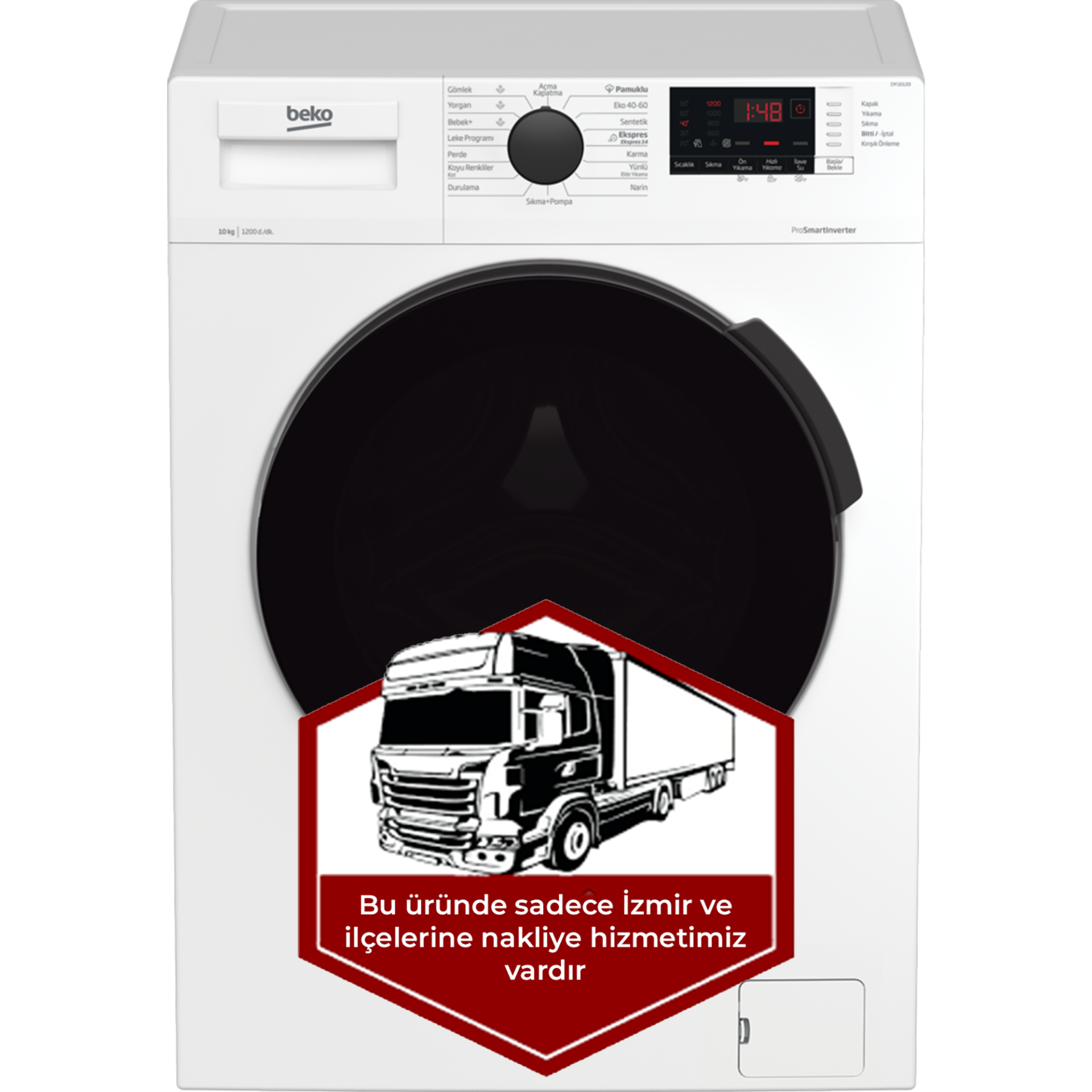 Beko CM 10120 1200 Devir 10 kg Çamaşır Makinesi