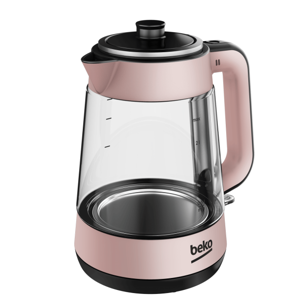 Beko CM 5964 R Floral Rose 1900 W Cam Demlikli Çay Makinesi