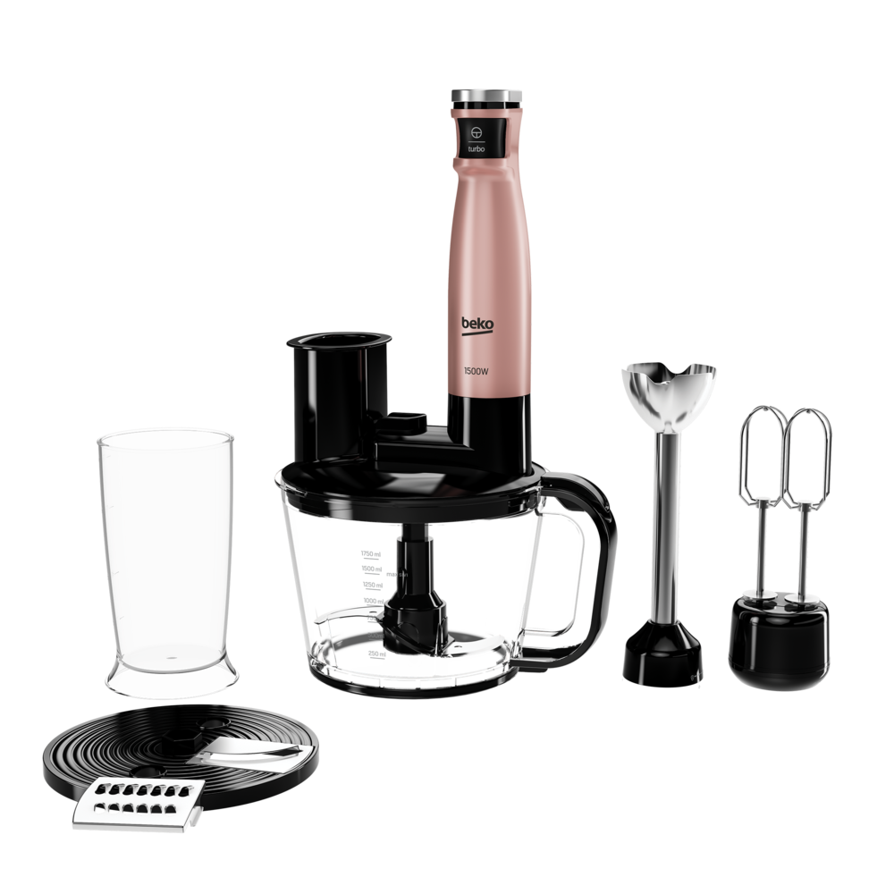 Beko RHB 5050 R Floral Rose 1500 W Blender Seti