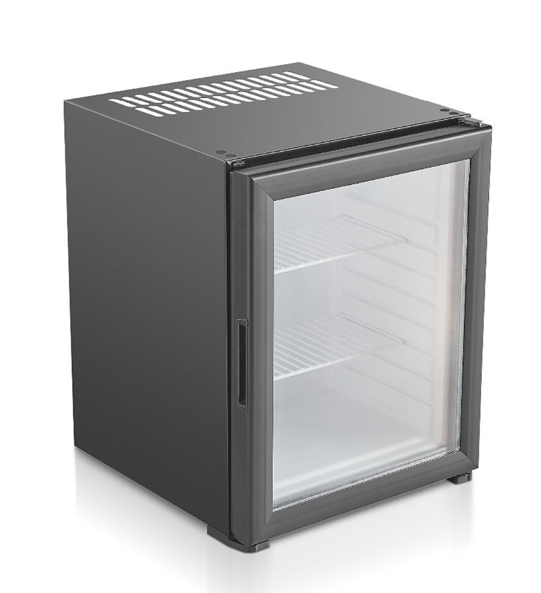Beşyıldız Siyah Kompresörlü Cam Kapı Minibar 35 Lt