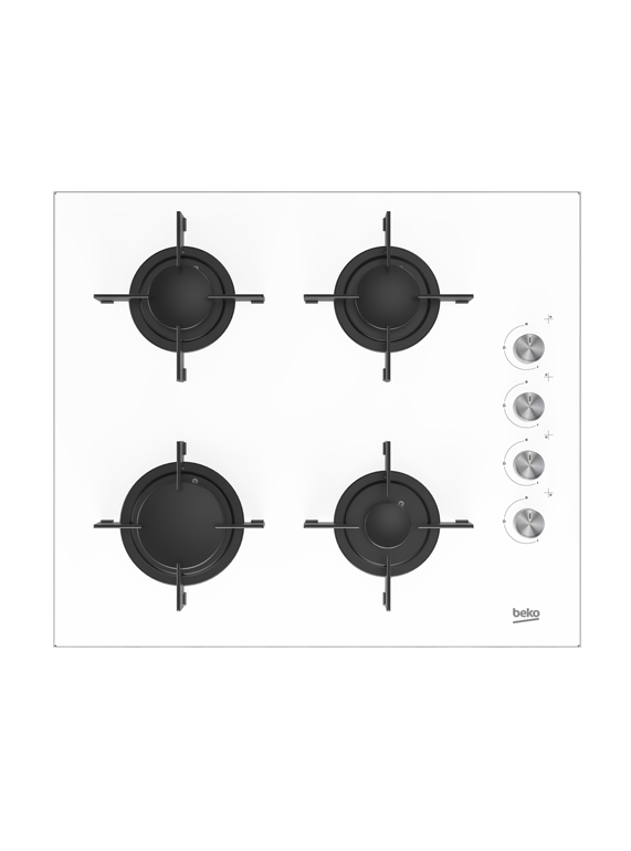 Beko BSTOC 827 B Beyaz Cam Set Üstü Ocak