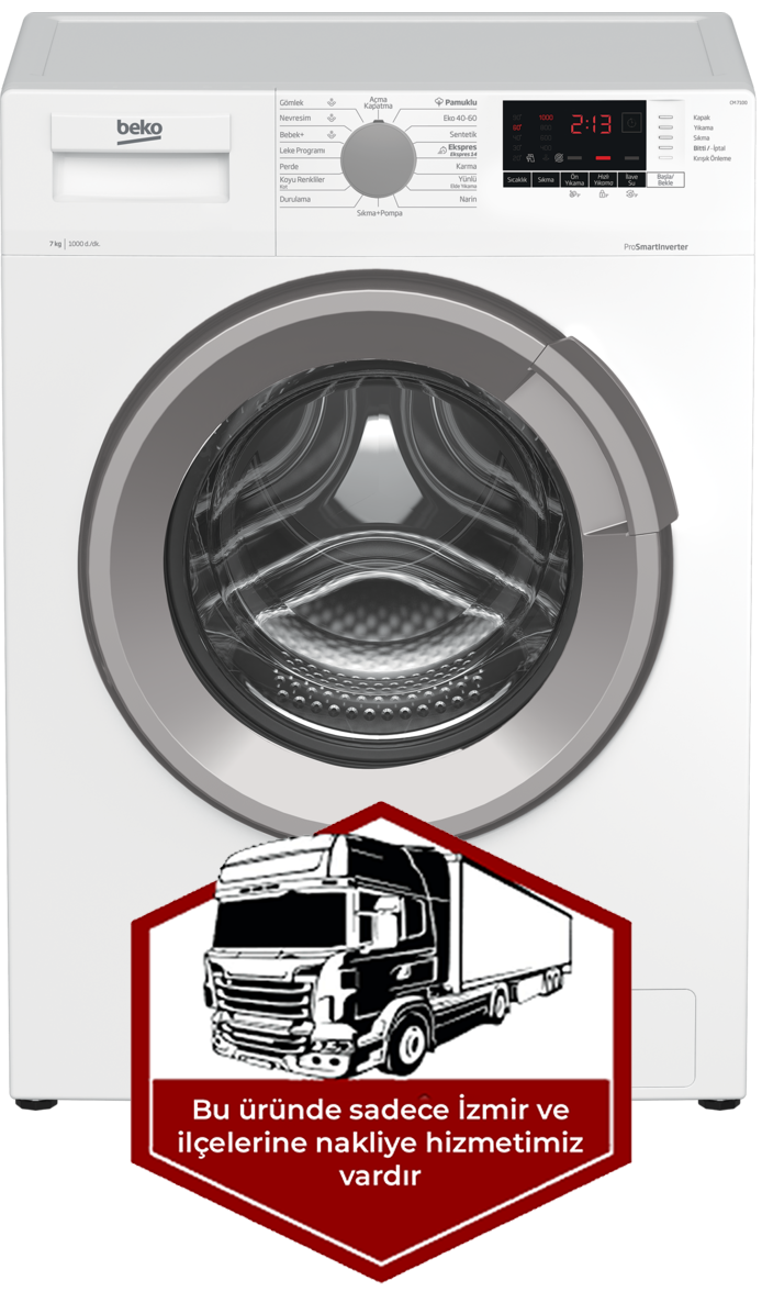 Beko CM 7100 1000 Devir 7 kg Çamaşır Makinesi