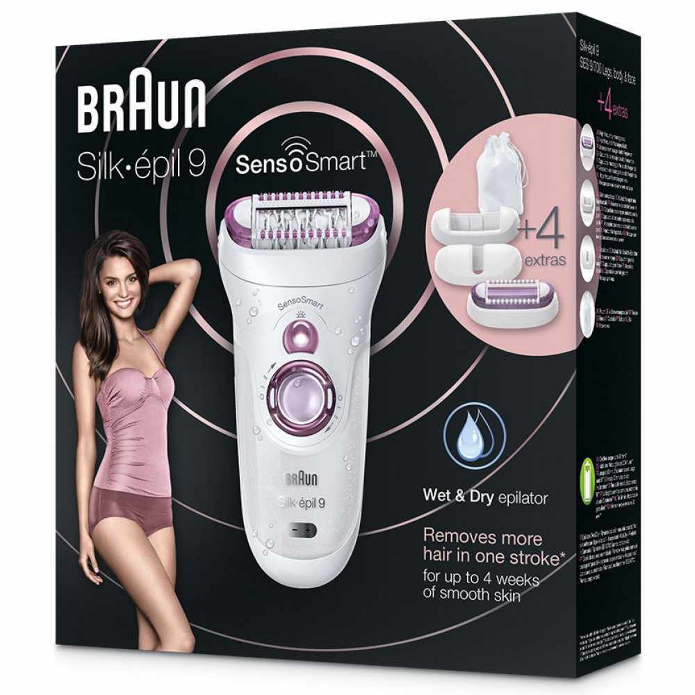 Braun Silk epil 9 SkinSpa SensoSmart 9700 Epilatör