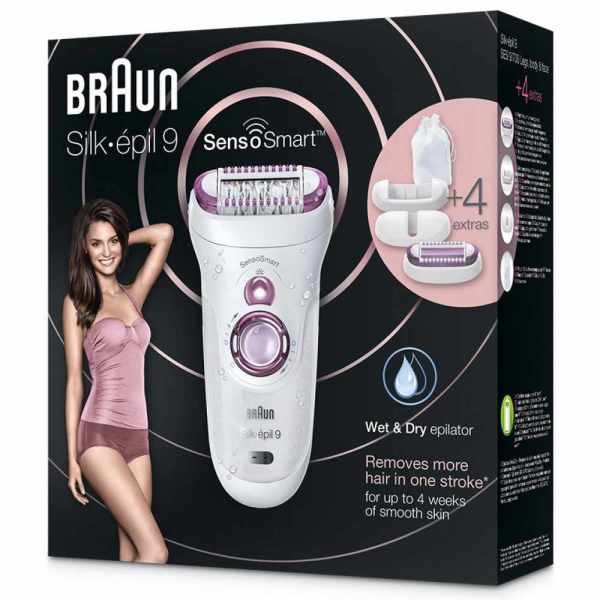 Braun Silk epil 9 SkinSpa SensoSmart 9700 Epilatör